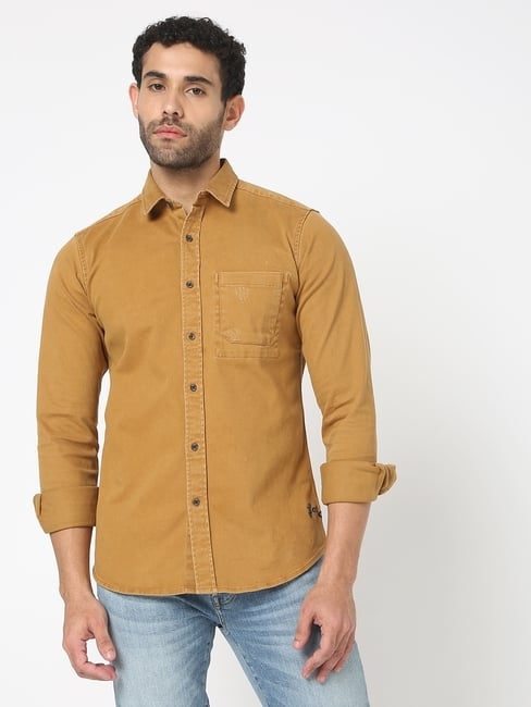 S.DET Flecks Slim Fit Shirt