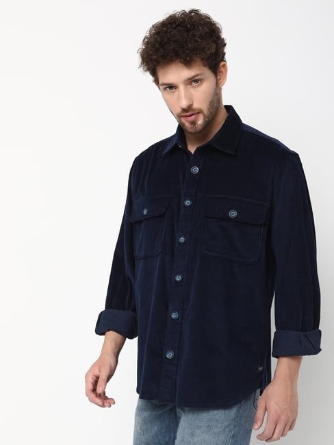 Shacket Full Sleeve Solid Cotton Shirts