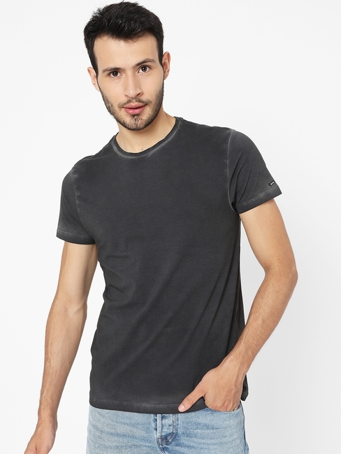 Washed Slim Fit Crew-Neck T-shirt