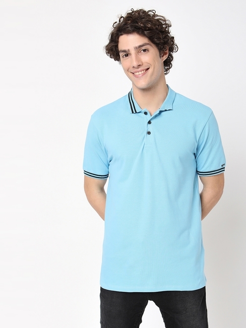 RALPH STRIPE Relaxed Fit Polo T-shirt