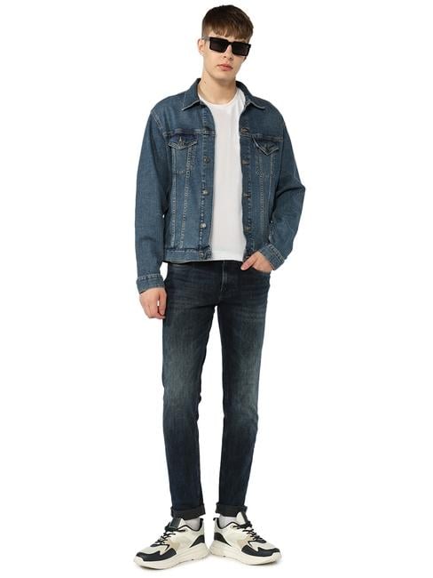 Skinny Fit Zippered Fly Denim