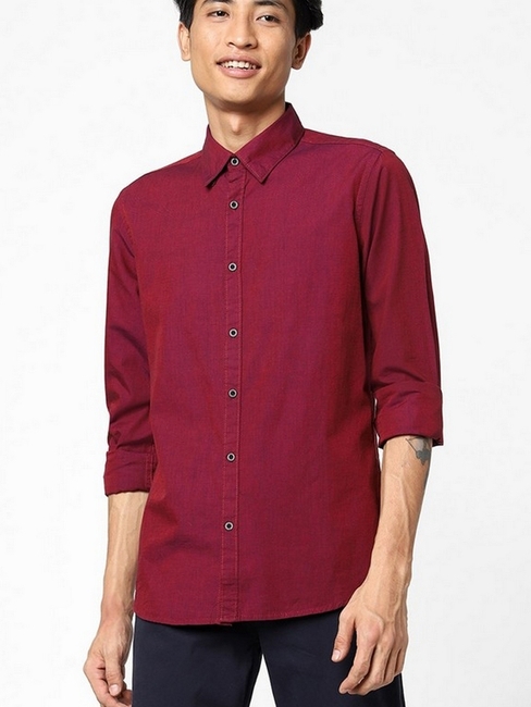 Andrew Textured Slim Fit Shirt