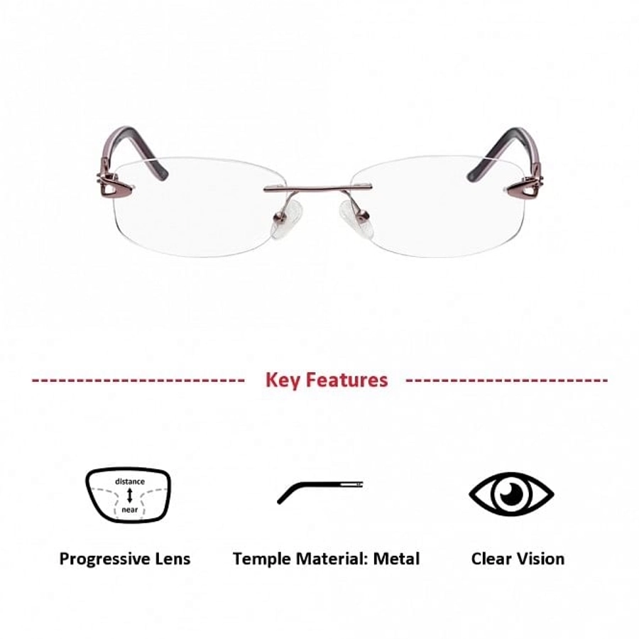 Medium Size Oval Square Frame Metal Temple Tinted Color Lens Women