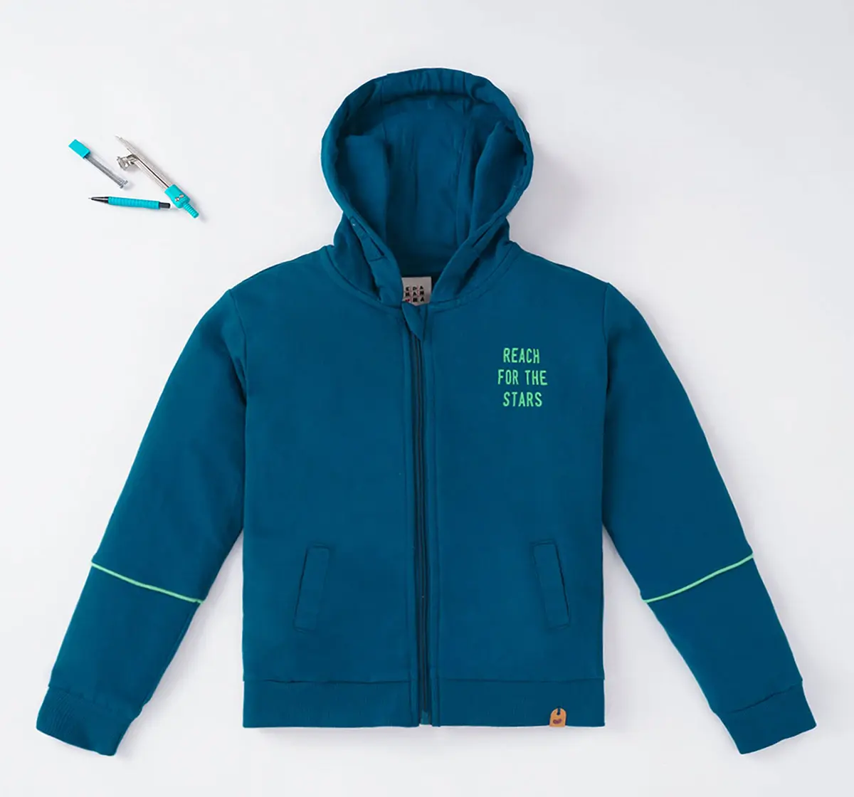 Ed-a-Mamma Sustainable Boys Hooded Zipper Jacket