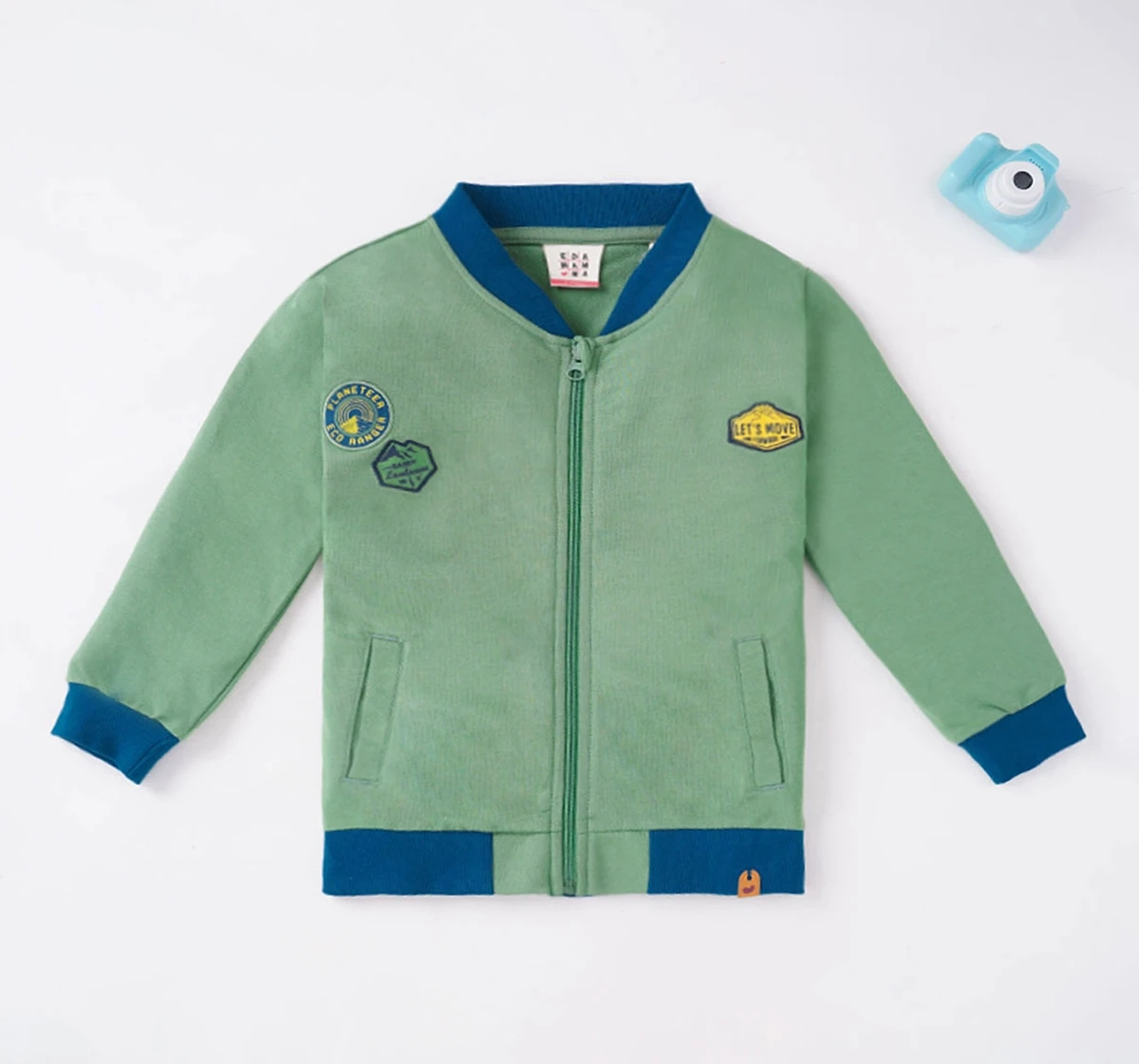 Ed-a-Mamma Sustainable Boys Zipper Jacket