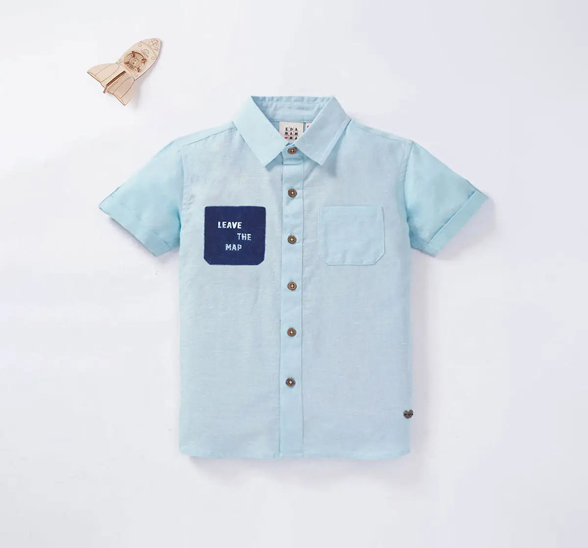 Ed-a-Mamma Sustainable Boys Half Sleeves Shirt