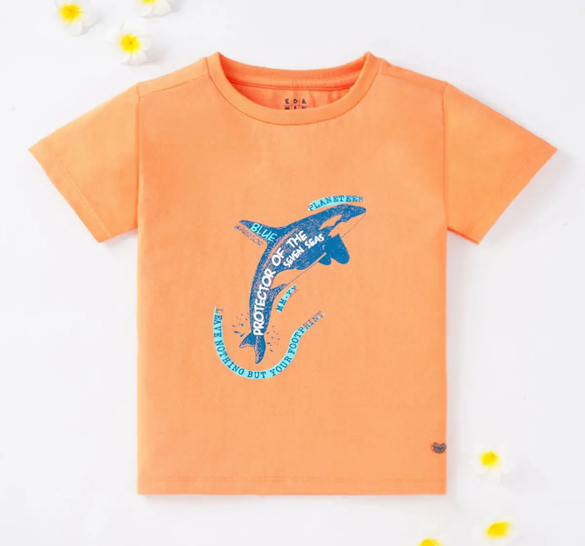 Ed-a-Mamma Sustainable Boys Shark Print Tee