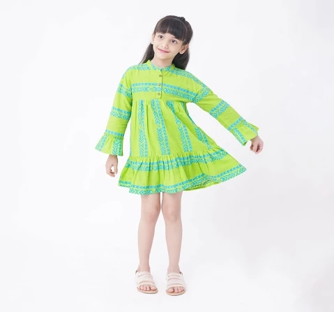 Ed-a-Mamma Sustainable Girls Printed Dress