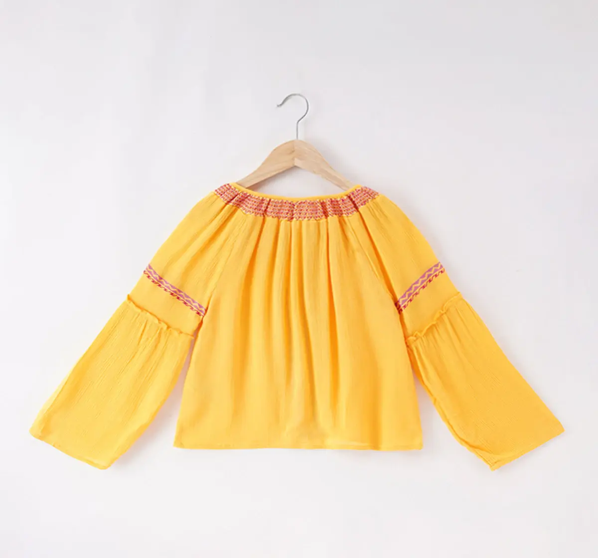 Ed-a-Mamma Sustainable Girls Embroidered Top