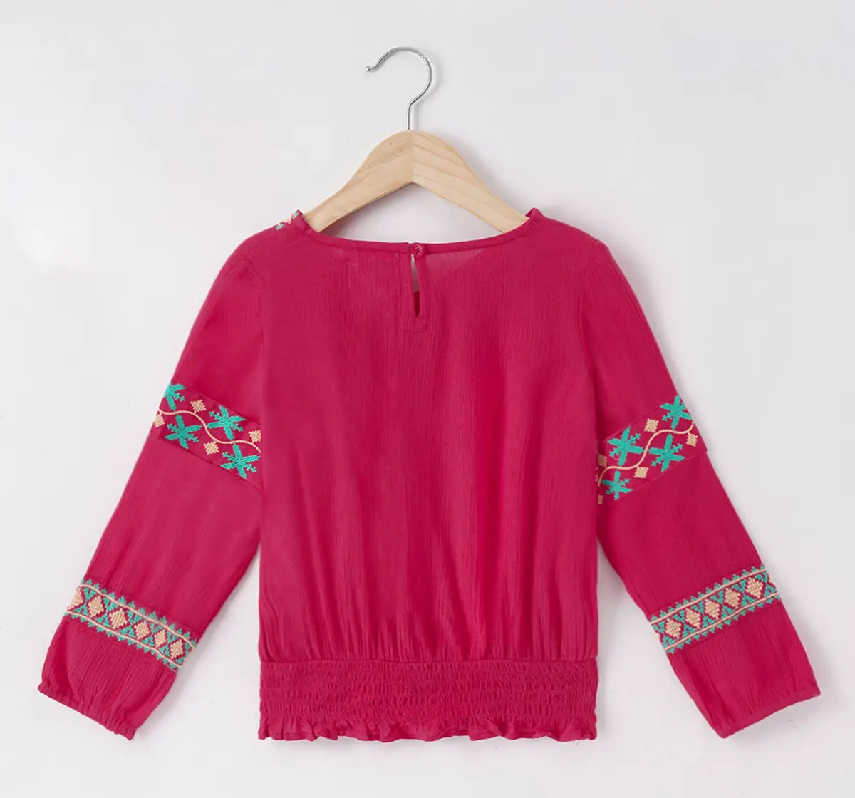 Ed-a-Mamma Sustainable Girls Embroidered Top