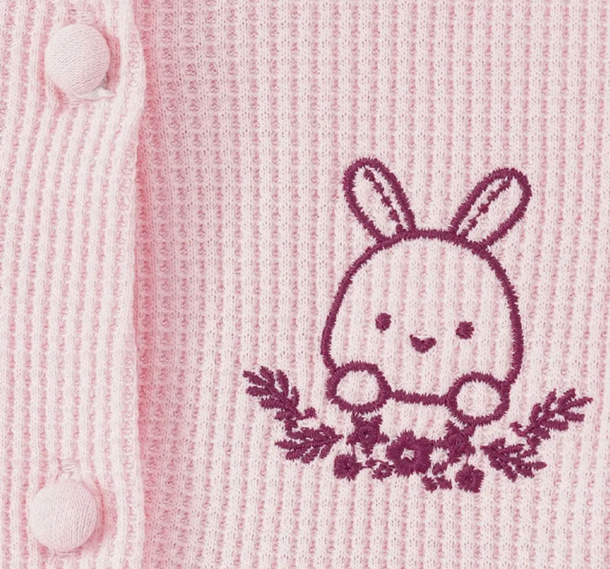 EdaMamma Sustainable Baby Girls Waffle Dress Set