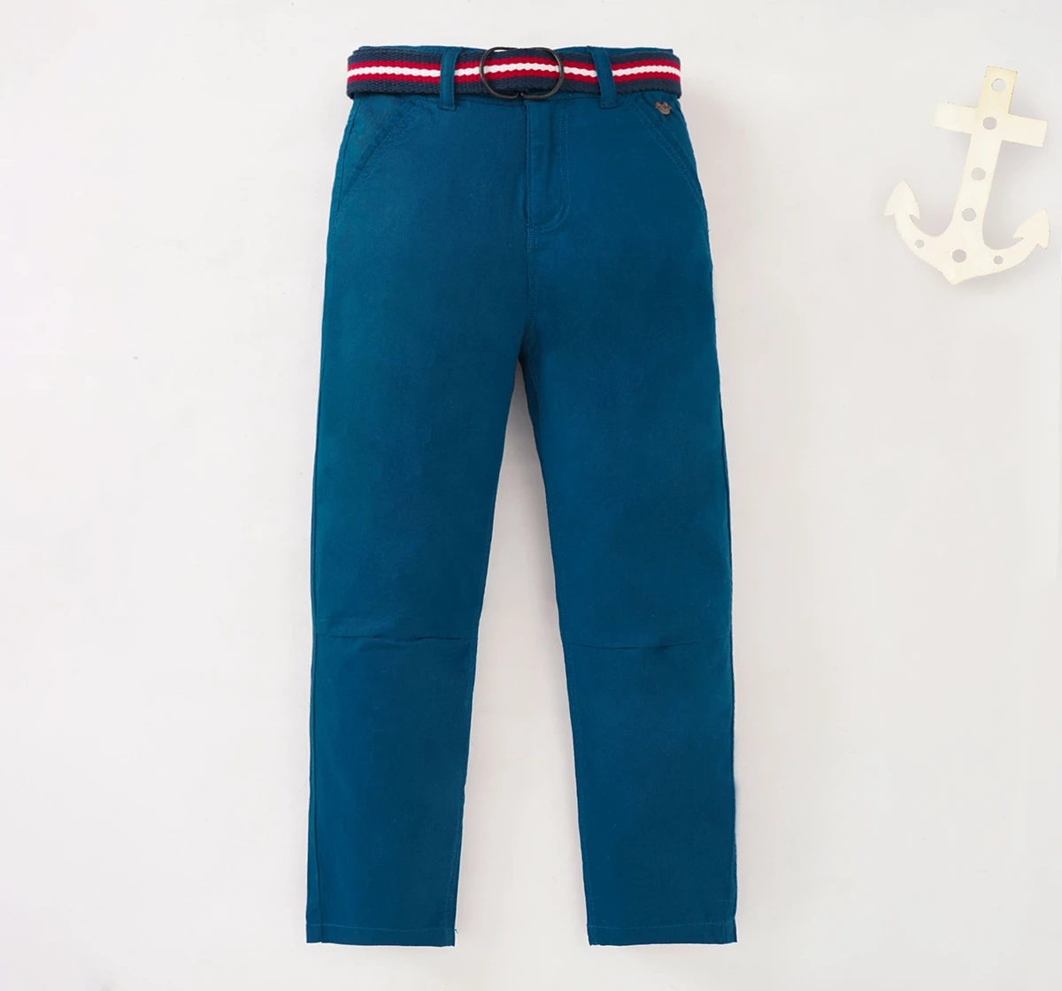 Buy Arrow Flat Front Mid Rise Trousers - NNNOW.com