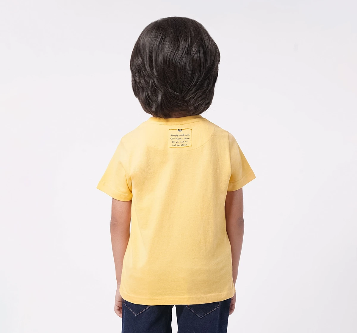 Ed-a-Mamma Sustainable Boys Half Sleeves Crew Neck Tee