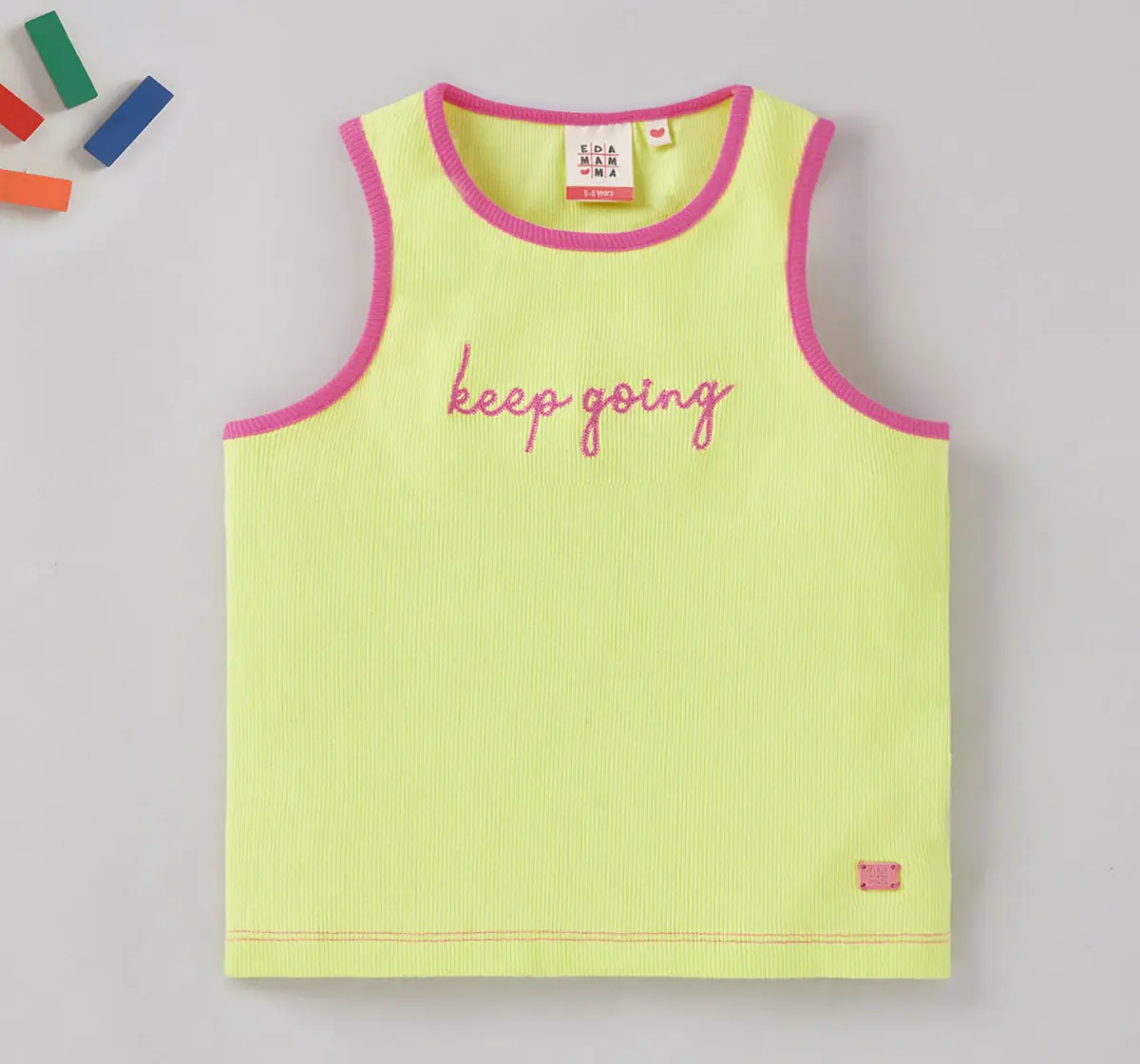 Kid Embroidered Tank Top