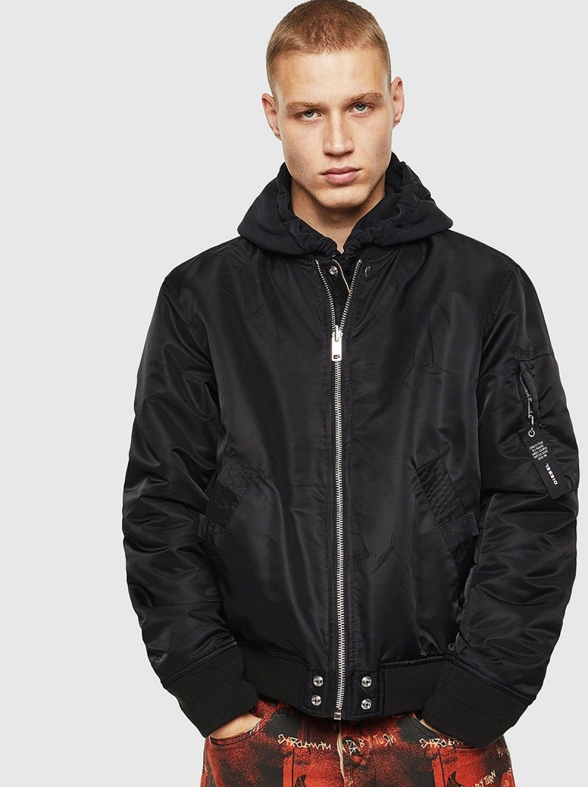 最安 Diesel Black J-ROSS-REV GIACCA Jackets ジャケット・アウター