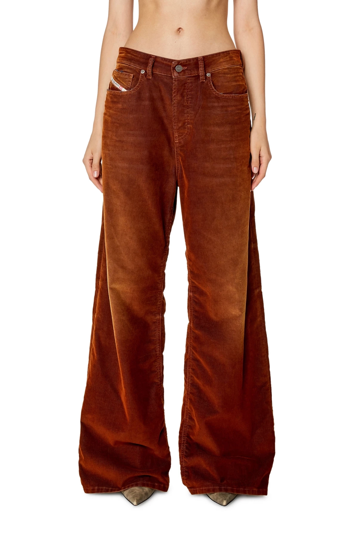 1996 D-SIRE Multi Straight Low Rise Coated Jeans