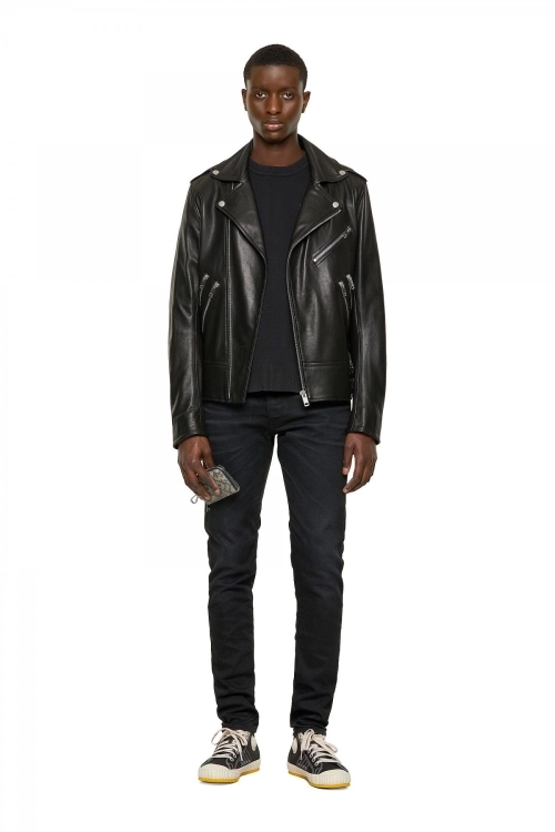 L-garrett Regular Fit Leather Jackets 