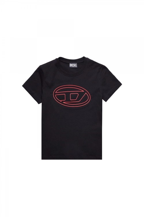 大人気のデザイン DIESEL T-SLI-BIGOVAL ブラック S｜トップス