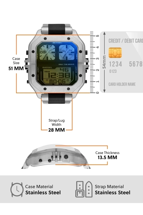 Clasher Two Tone Watch DZ7461