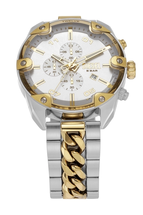Diesel Spiked Two Tone Watch DZ4629