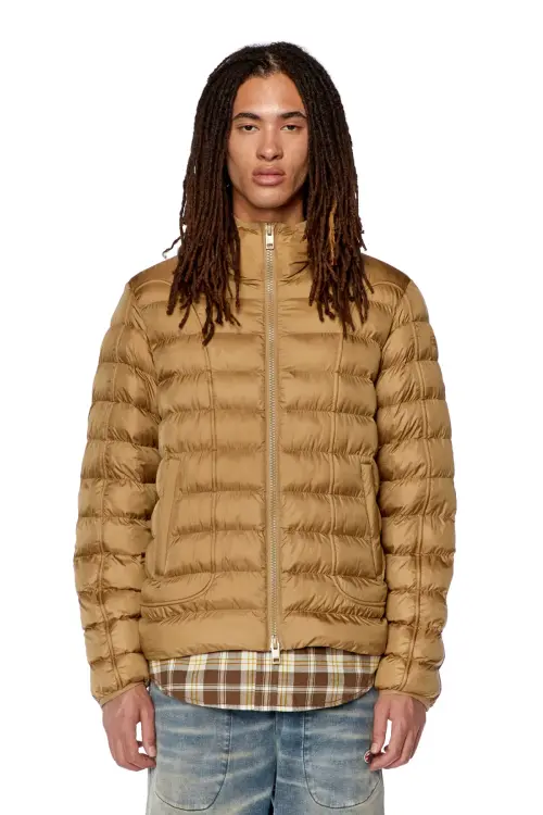 W-SCOTTYS Brown Regular Solid Jackets