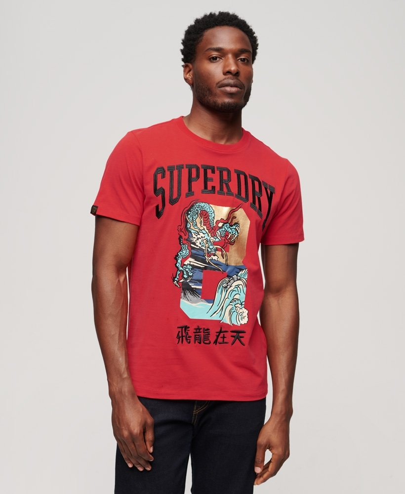 LNY GRAPHIC MEN'S RED T-SHIRT
