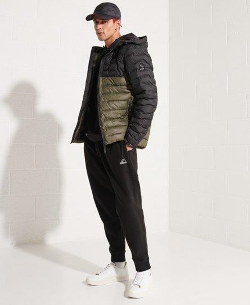 Down radar mix quilted on sale jacket