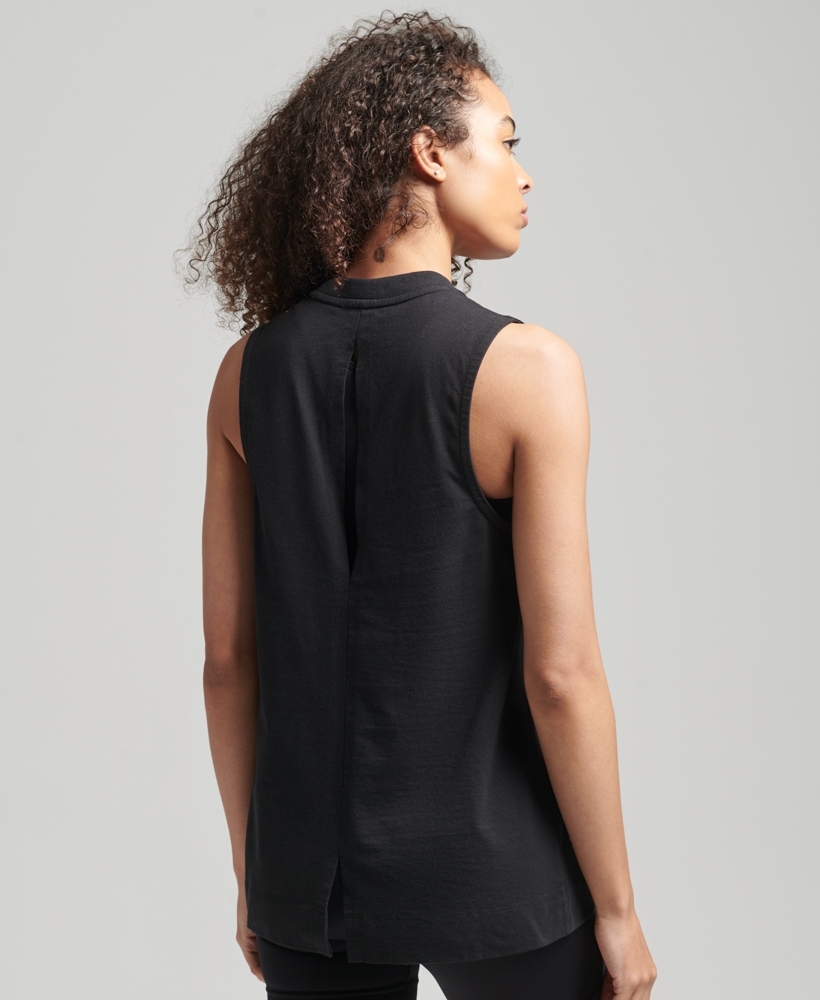 Longline on sale sleeveless vest