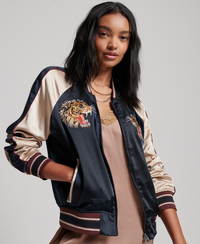 Tiger bomber deals jacket womens