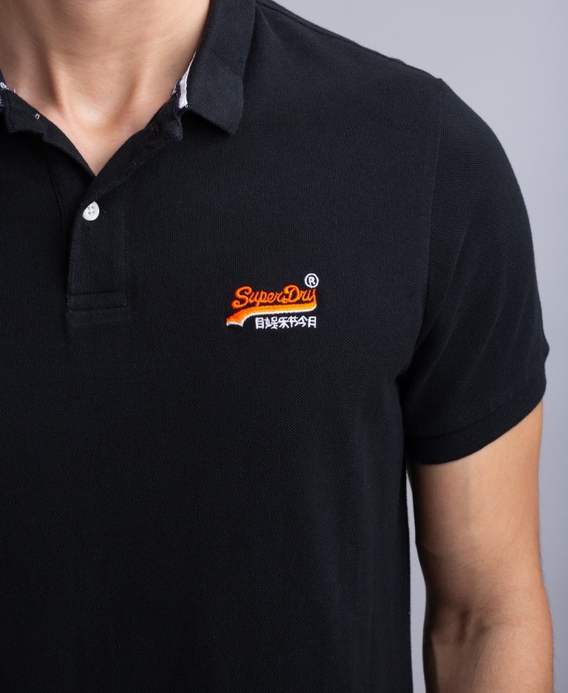 Black classic best sale match polo black