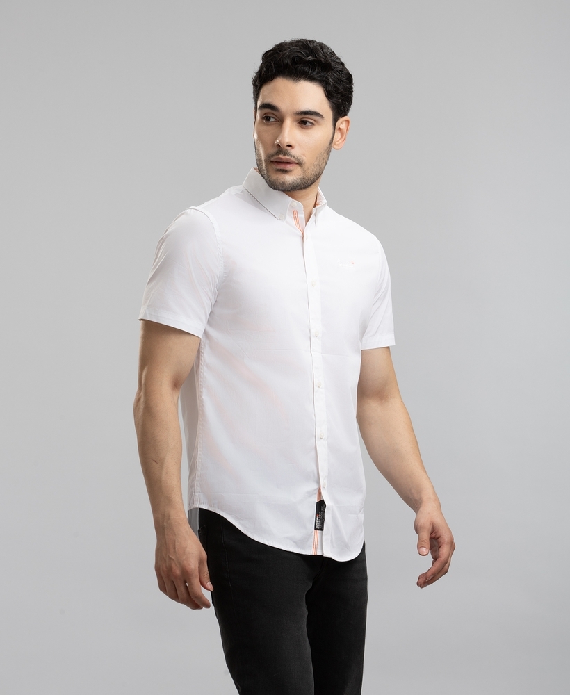 PREMIUM STRETCH DETAILED MEN'S BLACK SHIRT