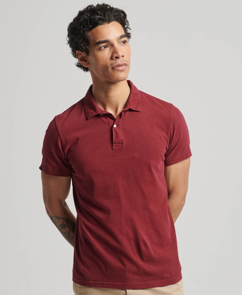 Polo shirts outlet for men red