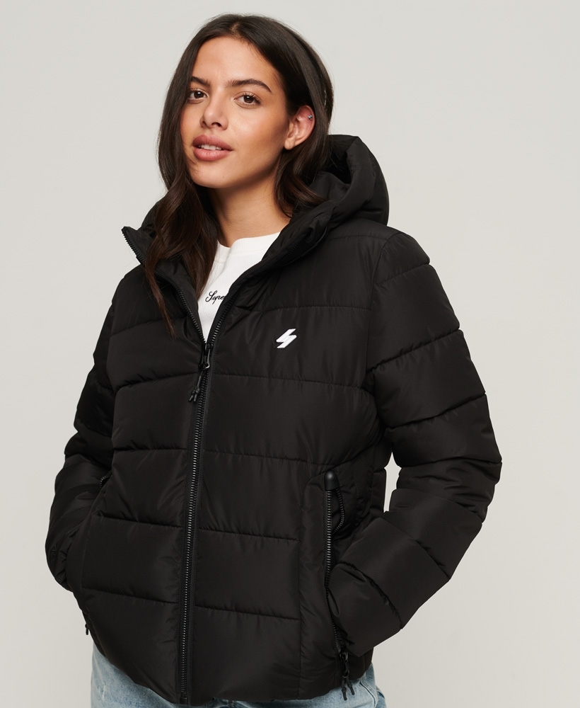JDY Ulrikka Water Repellent Quilted Long Hooded Puffer Coat in Black | One  Nation Clothing JDY Waterproof Repellent Quilted Long Hooded Puffer Coat  Black 15217556