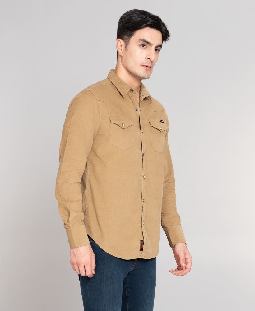 Buy Slim Fit Denim Shirt with Flap Pockets Online at Best Prices in India -  JioMart.