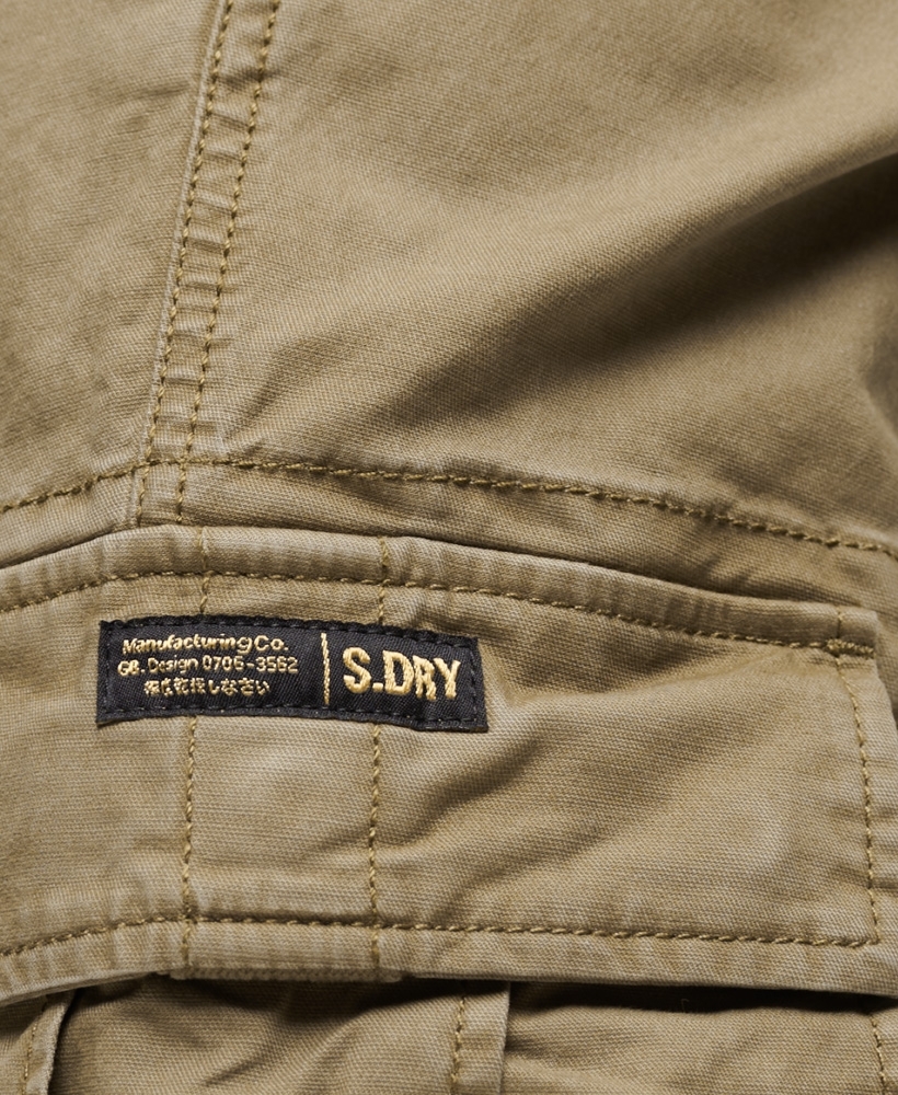 Superdry cargo trouser with cuffed hem in green | ASOS