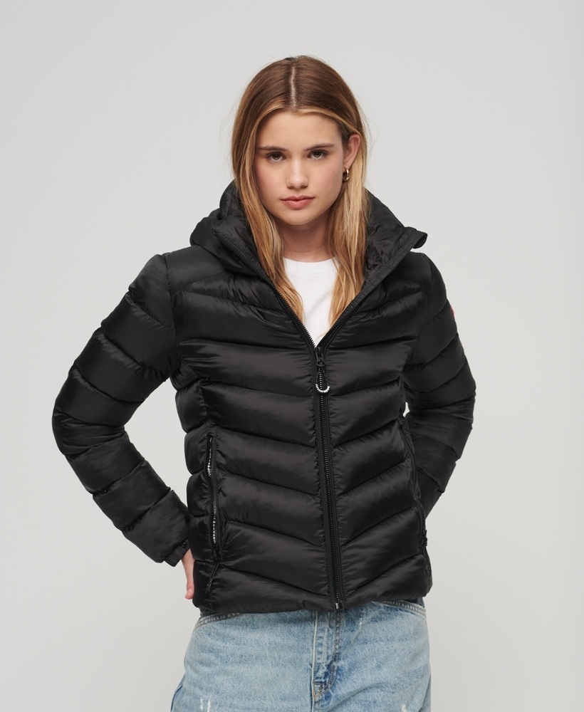 GAS Women's Leonardo W.T.Long Quilted Jacket (Size:38, Black) in Pune at  best price by Alis Label - Justdial