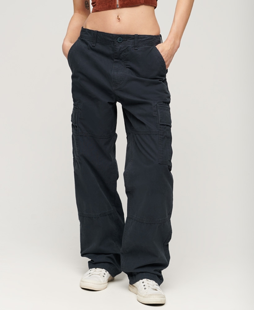 Buy Black Side Pocket Straight Cargo Pants Cotton for Best Price, Reviews,  Free Shipping