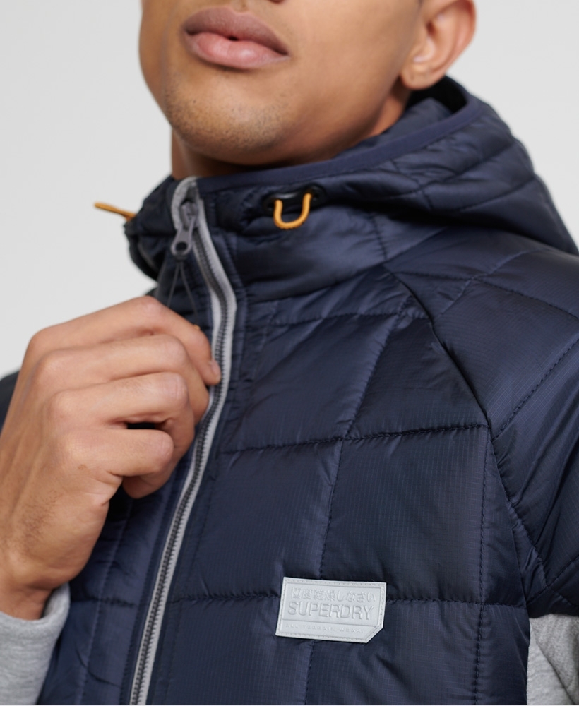 Superdry quilted shop hooded polar