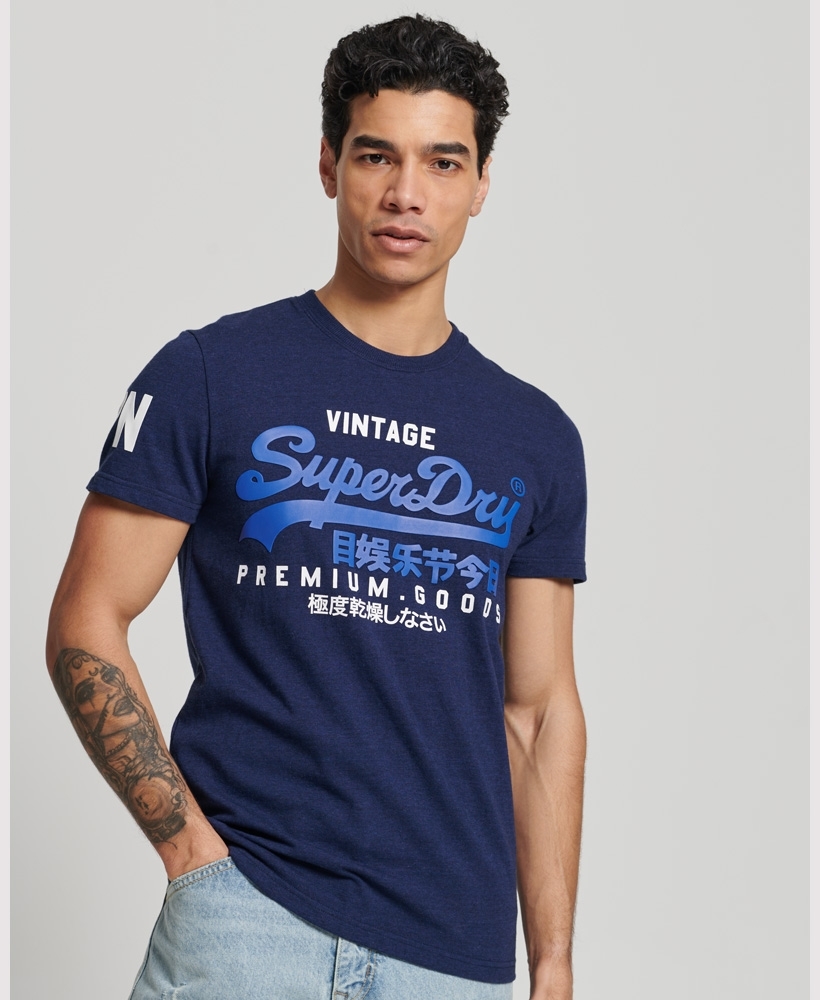 Superdry t 2025 shirt blue