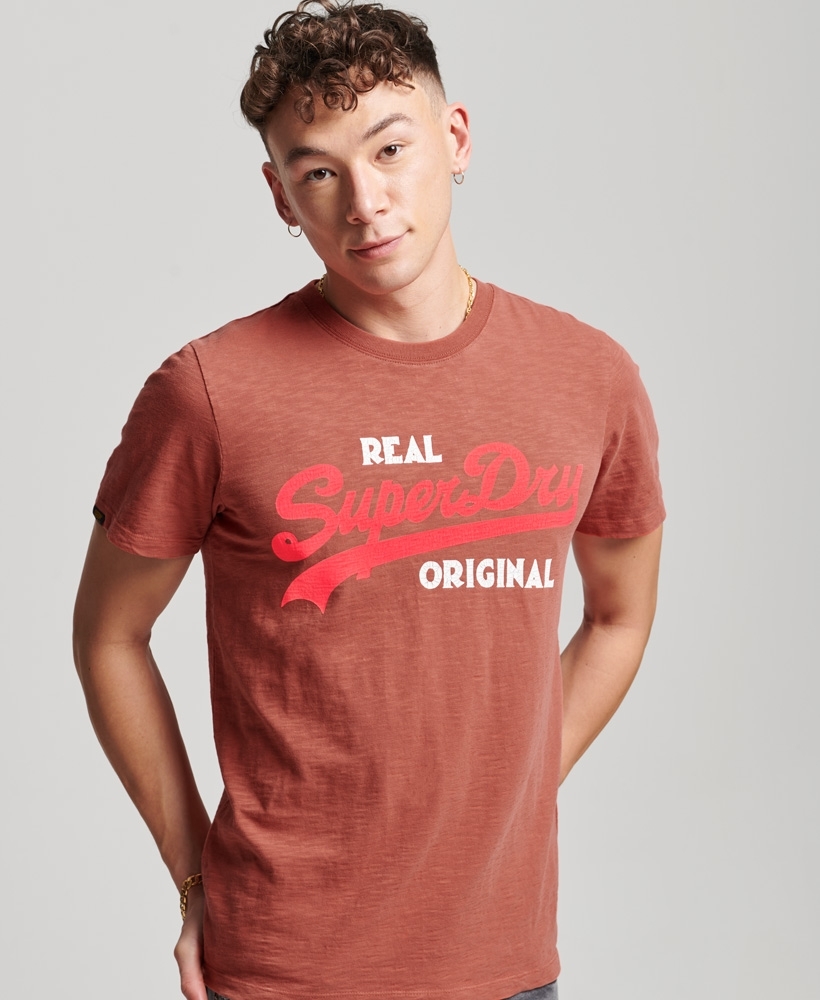 Superdry Vintage Scripted College T-shirt red - ESD Store fashion, footwear  and accessories - best brands shoes and designer shoes