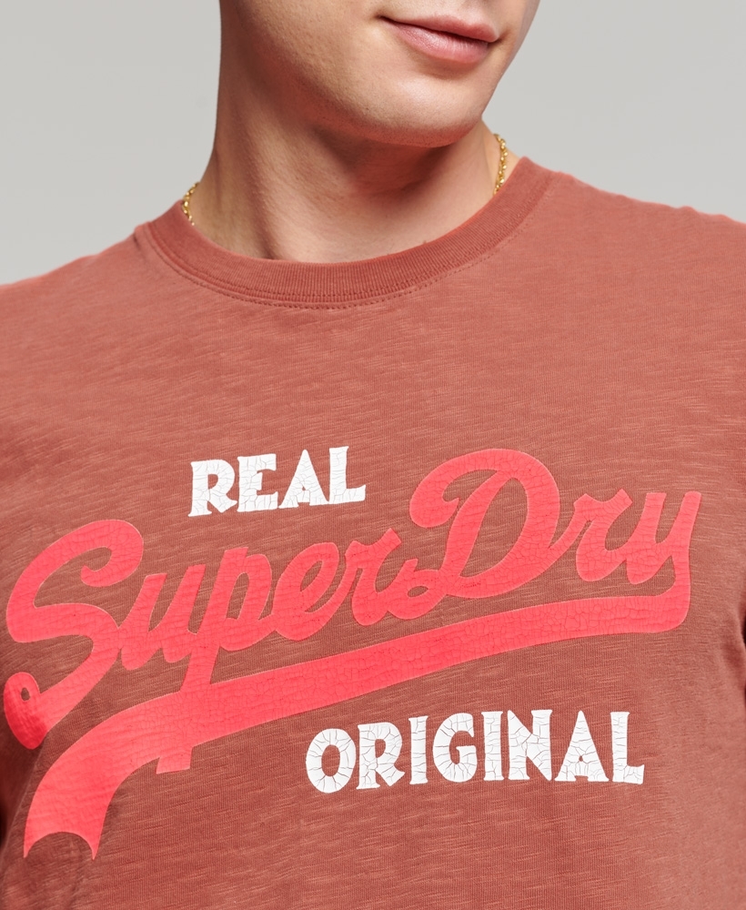 Superdry Vintage Scripted College T-shirt red - ESD Store fashion, footwear  and accessories - best brands shoes and designer shoes