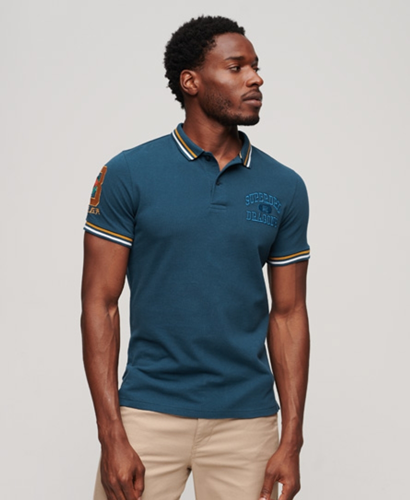 LNY SUPERSTATE MEN'S BLUE POLO