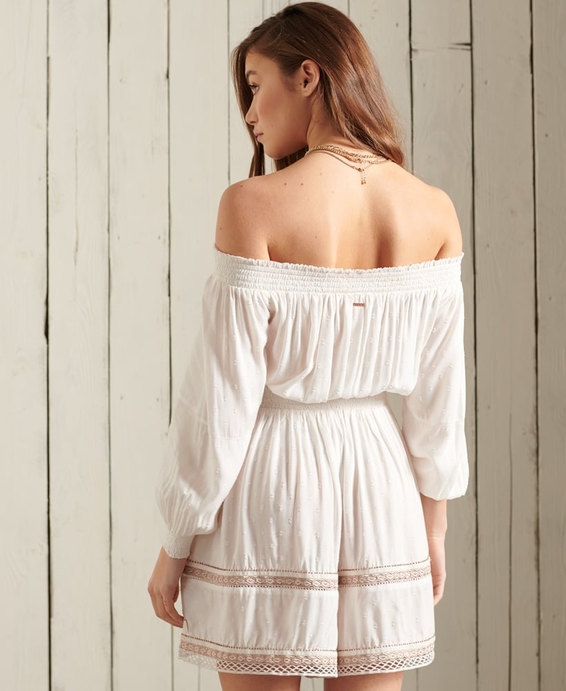 Off the shoulder sales playsuit