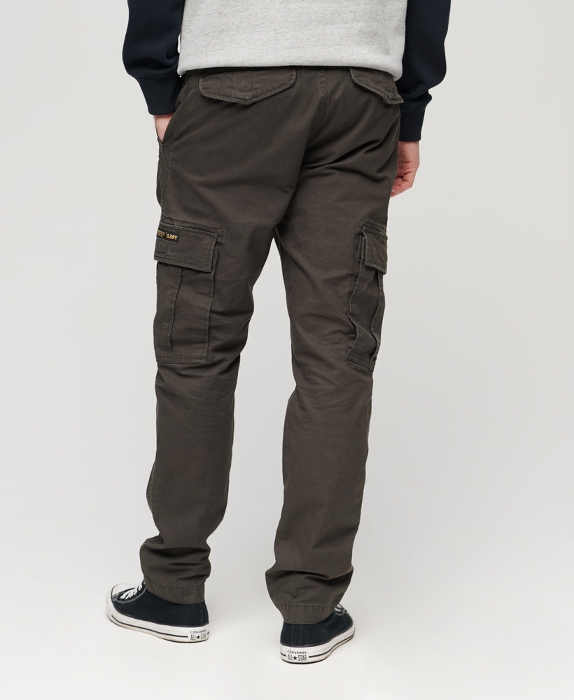 Men's Black Slim Fit Utility Cargo Trousers – Threadbare