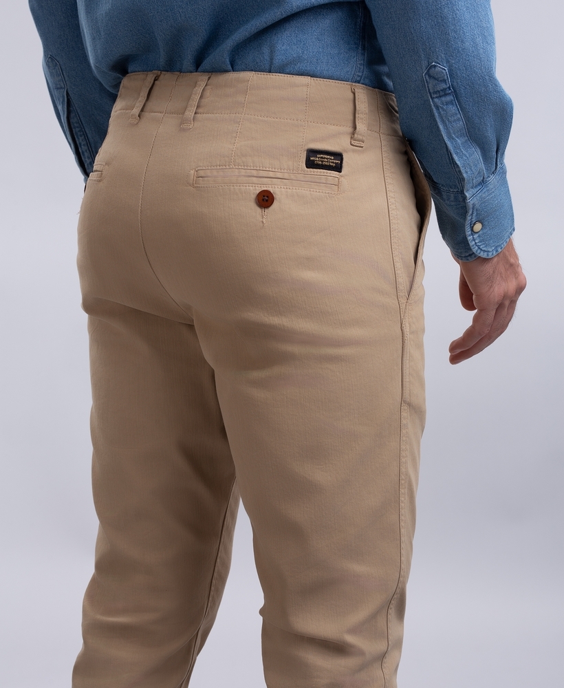 Buy Men Brown Slim Fit Solid Casual Trousers Online - 814318 | Allen Solly