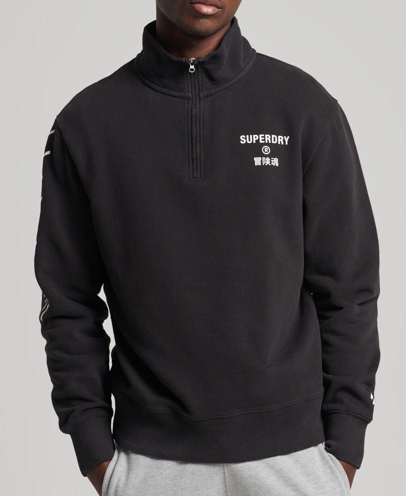 Superdry discount quarter zip