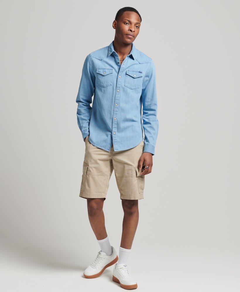 Amazon.com: Retro Male Cargo Denim Shirt Chunky Rough Cotton Uniform Light  Casual Work Mens Shirts Top Blue S : Clothing, Shoes & Jewelry