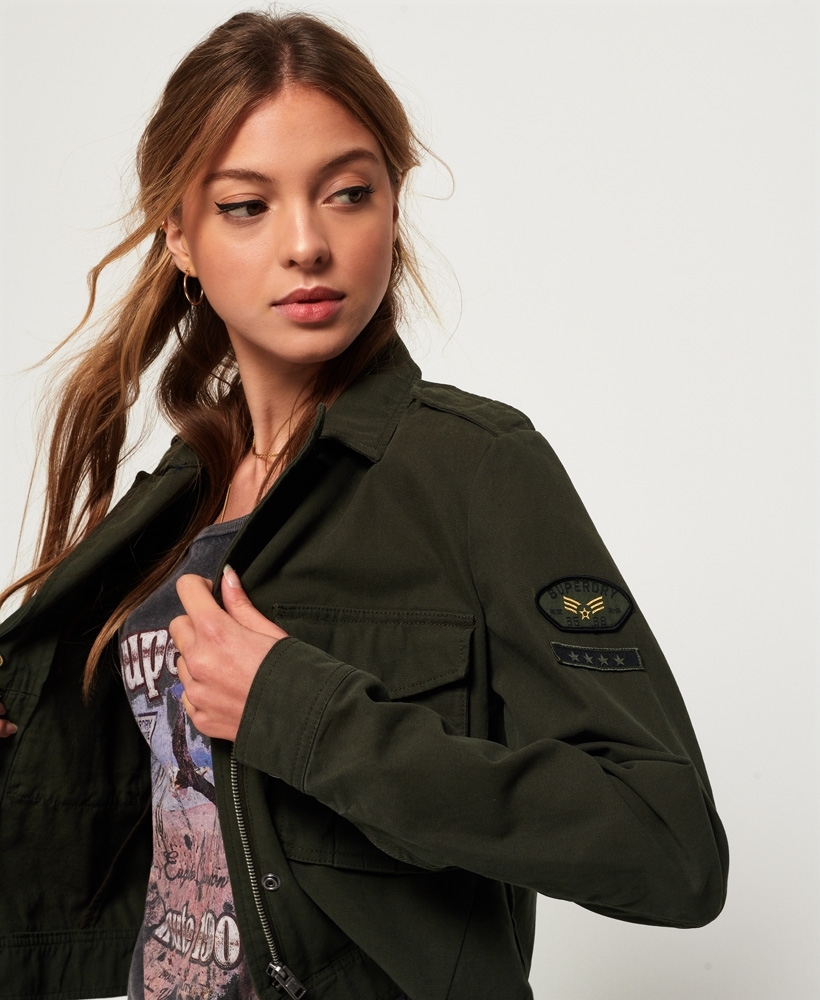 Army on sale crop jacket