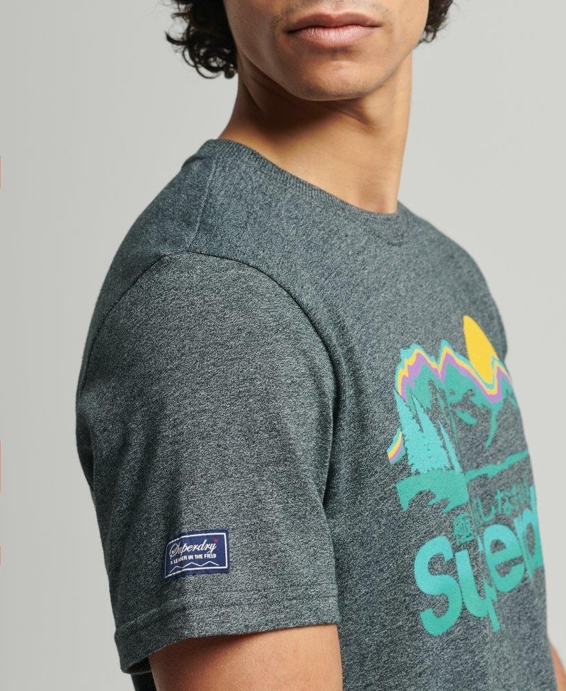 Męska Koszulka Z Krótkim Rękawem SUPERDRY CL GREAT OUTDOORS TEE
