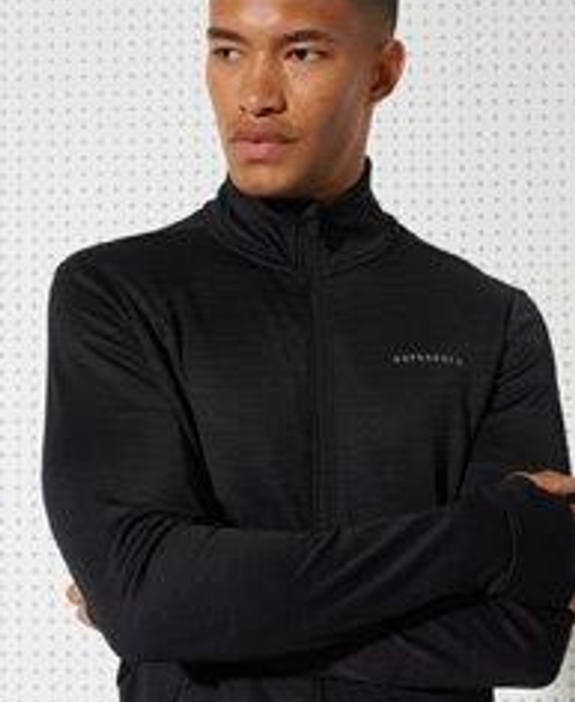 Under Armour Men's Armour Fleece® Half Zip Top Academy / Black